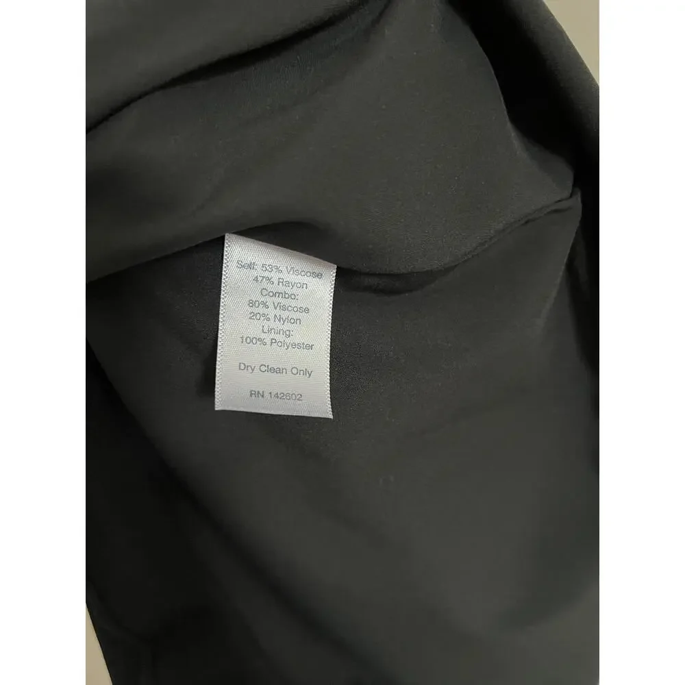 Sail to Sable STS Black Velvet Trim Flare Tunic Dress - Size Large - Picture 7 of 7